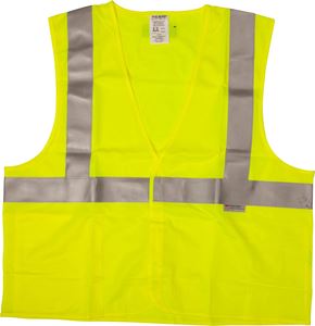Picture of Hi-Vis 4.41oz PET 2" Silver Stripe Body Guard® FR Treated Safety Vest
